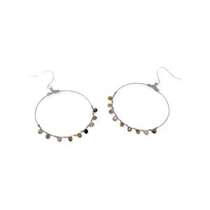 *NEW* Handmade Crystal Wire Wrapped Hoop Earrings